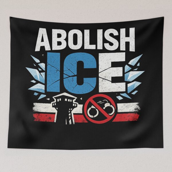 Item preview, Abolish Ice Bold Protest Typography Design designed and sold by LatestDesign95.