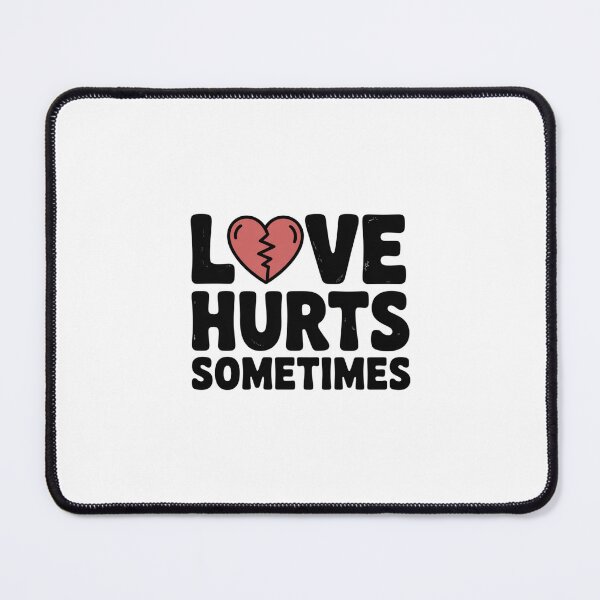 Item preview, Love Hurts Sometimes, Anti Valentines designed and sold by Vintage Shapes.
