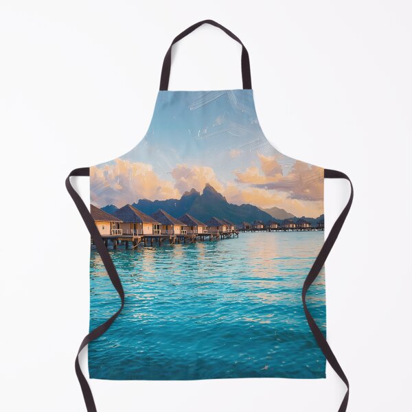 Item preview, Bora Bora Overwater Sunset Retreat designed and sold by RkskArt.