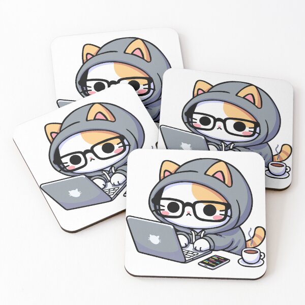 Item preview, Locked In Nerdy Kitty Cat designed and sold by KatelynMitalski.