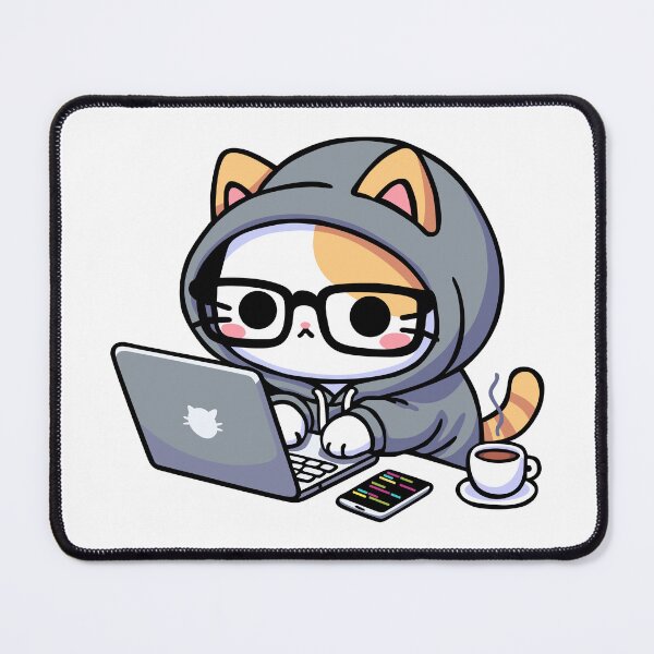 Item preview, Locked In Nerdy Kitty Cat designed and sold by KatelynMitalski.