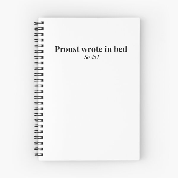 Item preview, Proust Wrote in Bed — So Do I designed and sold by PKDWriterMerch.