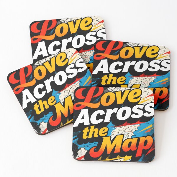 Item preview, Love Across the Map – World Map Globe Background Design designed and sold by FreeFromDefault.