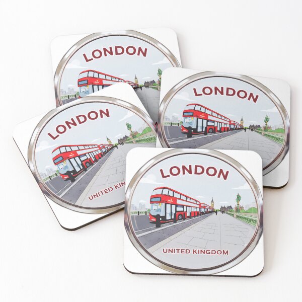 Item preview, London buses on Westminster Bridge designed and sold by TDArtShop.