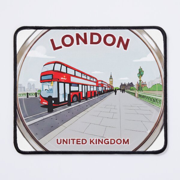 Item preview, London buses on Westminster Bridge designed and sold by TDArtShop.
