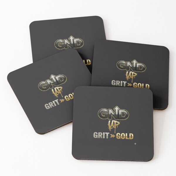 Item preview, Ground Up: Grit To Gold Motivational Streetwear Logo designed and sold by GroundUpCo.