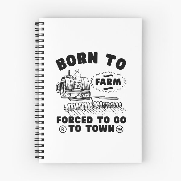 Item preview, Born to farm forced to go to town designed and sold by Peerless-Prime.