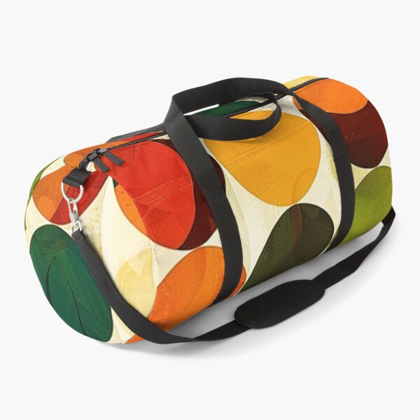 Item preview, Mid-Century Modern Colorful Textured-Style Aesthetic Circles Pattern designed and sold by DEC02.