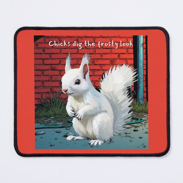 Item preview, Fletcher in Winter Plumage – “Chicks Dig the Frosty Look” designed and sold by Fruit-Fletcher.