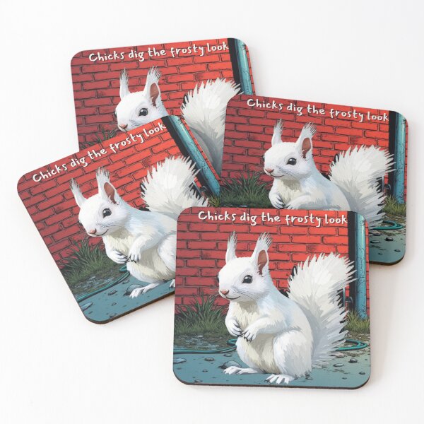 Item preview, Fletcher in Winter Plumage – “Chicks Dig the Frosty Look” designed and sold by Fruit-Fletcher.