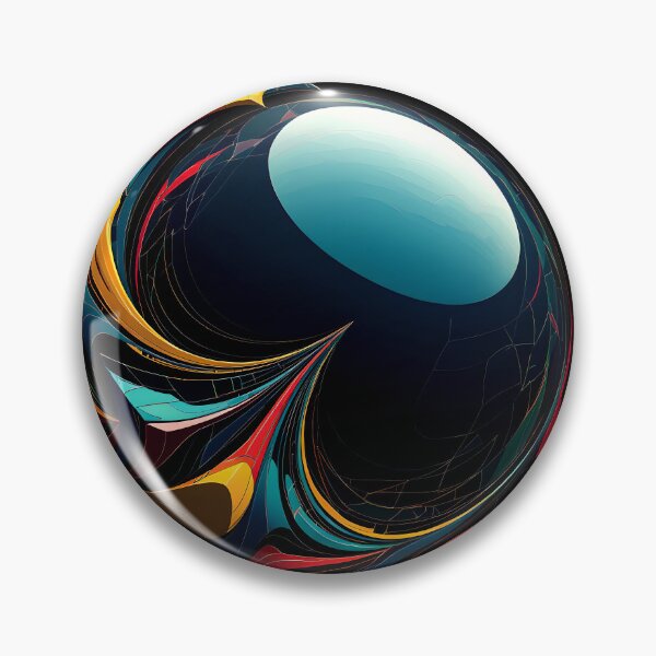 Item preview, Luminous Vortex in Blue and Flame  designed and sold by Jlbcartgallery.