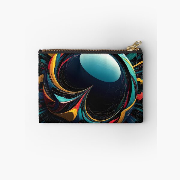 Item preview, Luminous Vortex in Blue and Flame  designed and sold by Jlbcartgallery.