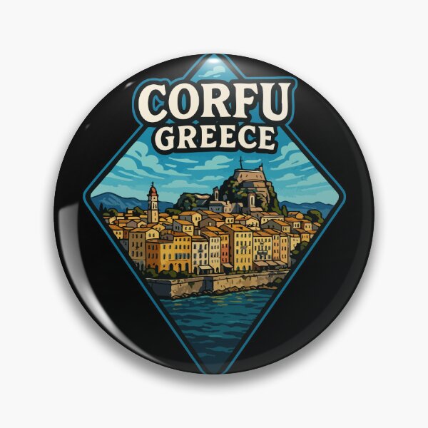 Item preview, Corfu Island Greece Travel designed and sold by TomFrontierArt.