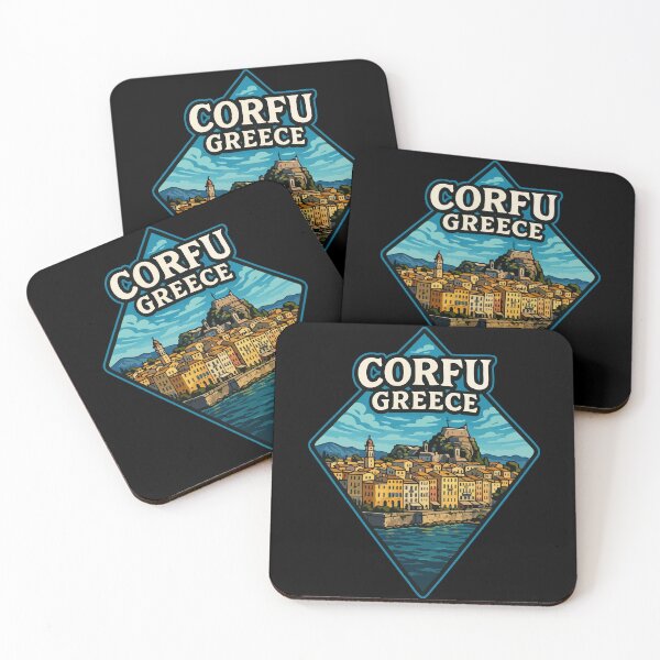 Item preview, Corfu Island Greece Travel designed and sold by TomFrontierArt.