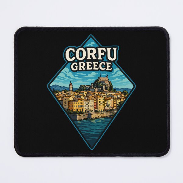 Item preview, Corfu Island Greece Travel designed and sold by TomFrontierArt.