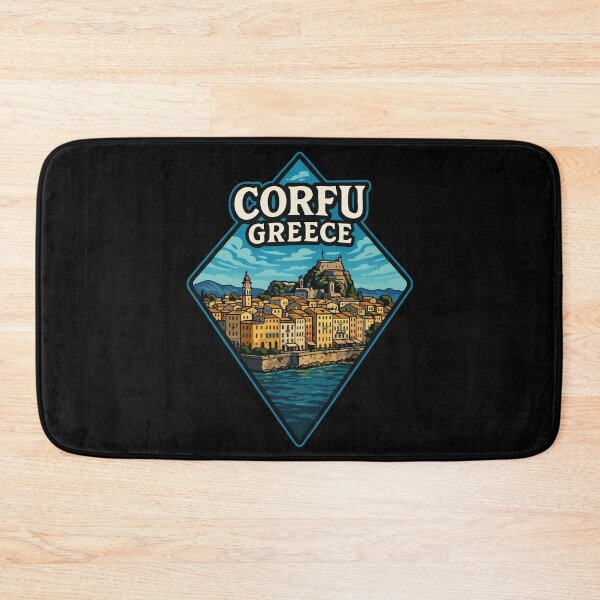 Item preview, Corfu Island Greece Travel designed and sold by TomFrontierArt.