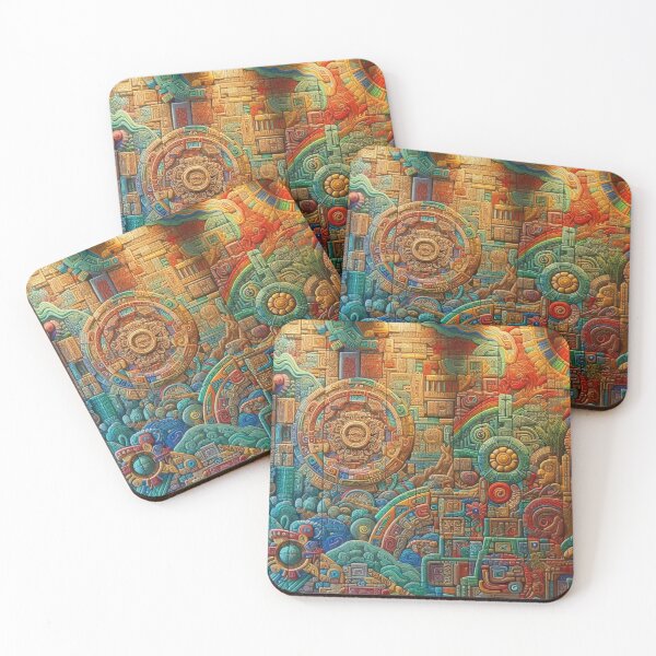 Item preview, Colorful Carved Stone designed and sold by TinCatOutPost.