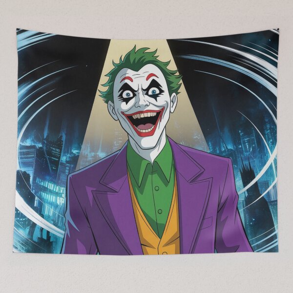 Item preview, Joker's Spotlight Cackle: Gotham's Mad Spotlight Stealer - DC Comics Fan Art designed and sold by Midnight Veil Designs.