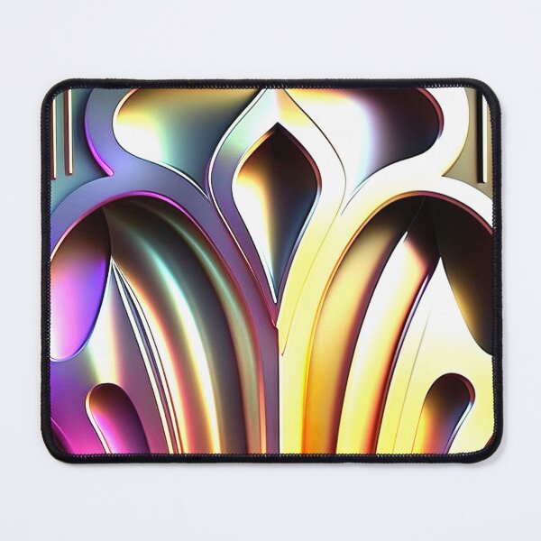Item preview, ATLANTEAN CHROME - Art Deco - PATTERN  designed and sold by CleverCulture.