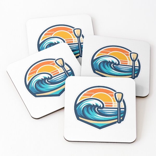 Item preview, Ocean Wave – Paddleboard Sticker designed and sold by Dax Studio.