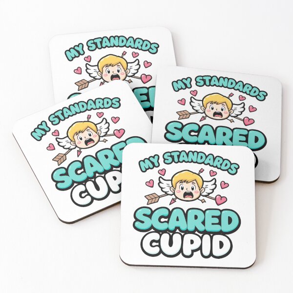 Item preview, My Standards Scared Cupid. Funny Anti Valentine Cute Cupid Arrow Design designed and sold by Aarvya Fashion Club ( A.F.C ).