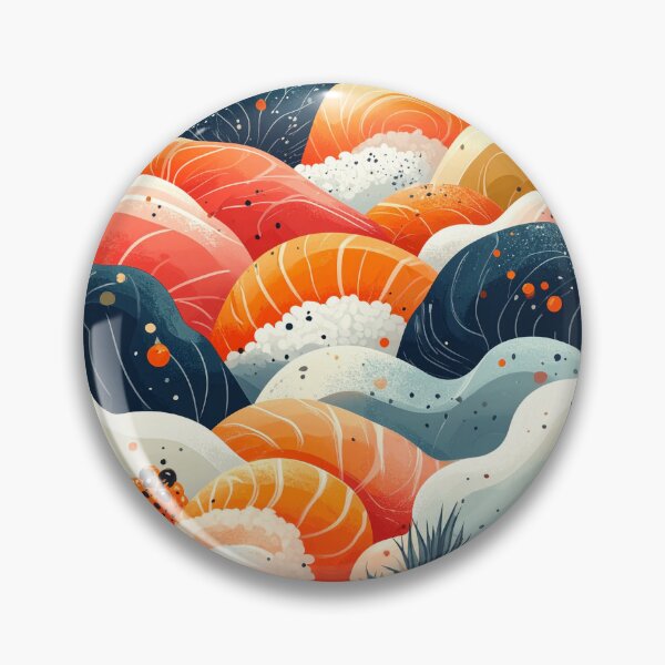 Item preview, Abstract Sushi Pattern Japanese Food designed and sold by MIXER'07.