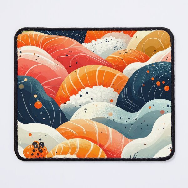 Item preview, Abstract Sushi Pattern Japanese Food designed and sold by MIXER'07.
