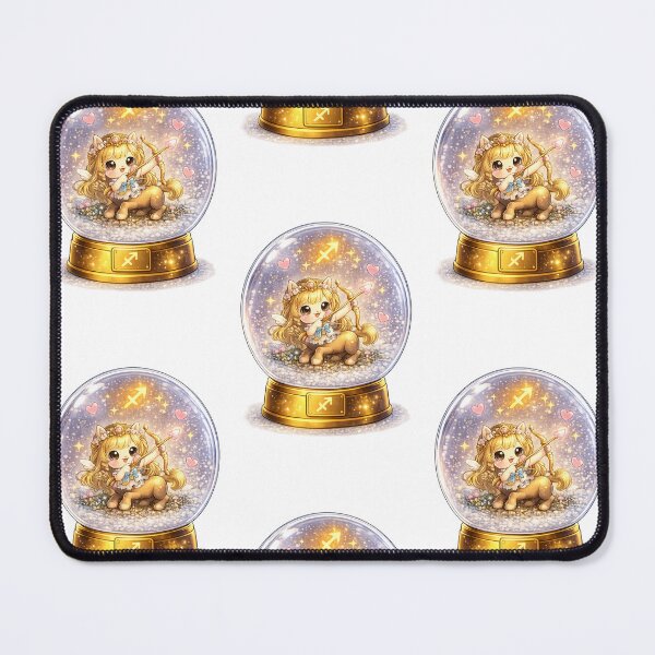 Item preview, Kawaii Sagittarius in a Snow Globe designed and sold by Lolilas.