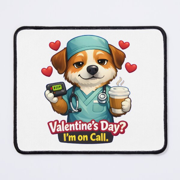 Item preview, Valentine’s Day? I’m on Call – Funny Dog Veterinarian Valentine Design designed and sold by Bettybee00.