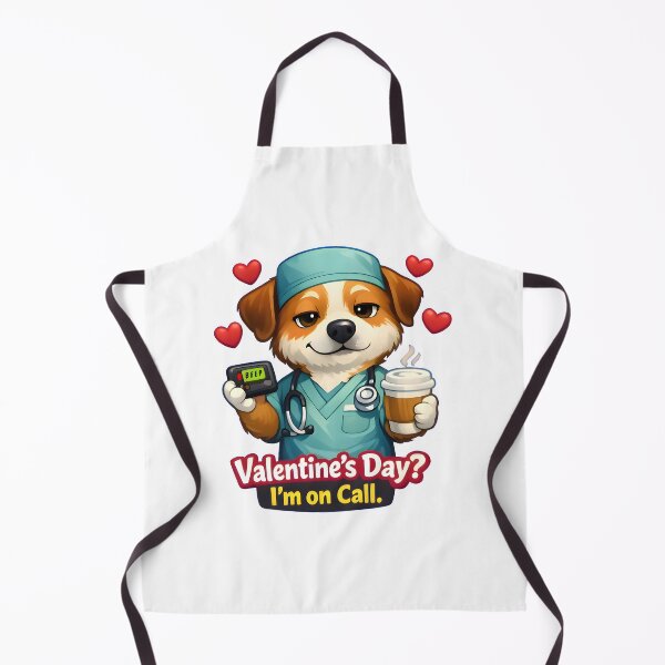 Item preview, Valentine’s Day? I’m on Call – Funny Dog Veterinarian Valentine Design designed and sold by Bettybee00.