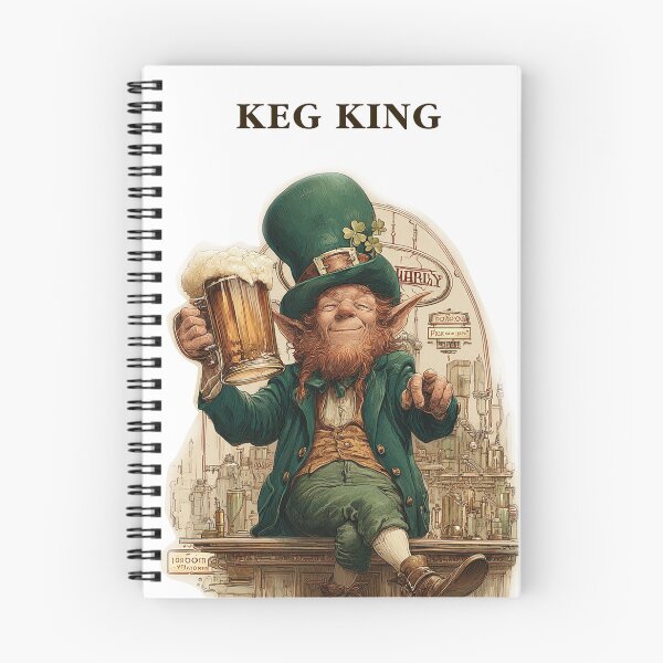 Item preview, Viking Sitting on Beer Barrel | Funny Brewery Art designed and sold by CodeDistilled.