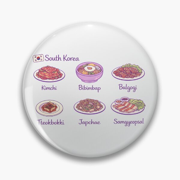 Item preview, South Korean Food  designed and sold by HowToCanadian.