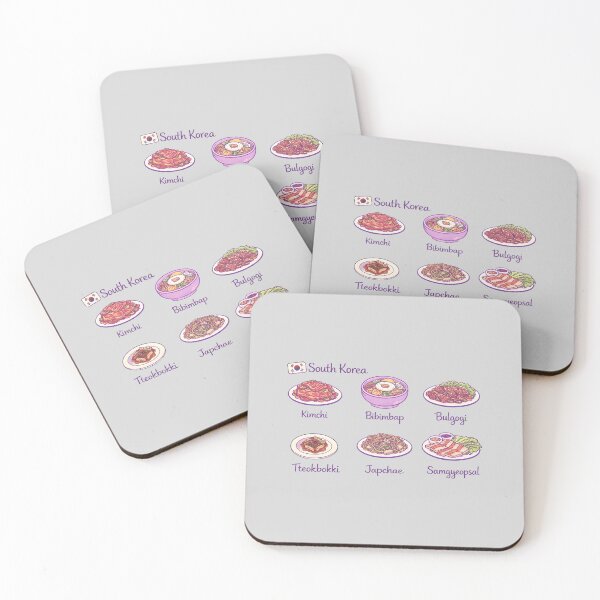 Item preview, South Korean Food  designed and sold by HowToCanadian.