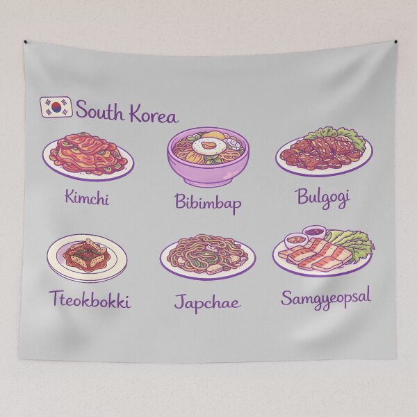 Item preview, South Korean Food  designed and sold by HowToCanadian.