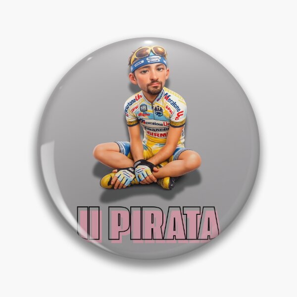 Item preview, Marco Pantani “IL PIRATA” – Bianchi Vibes | Italian Cycling designed and sold by malero-design.