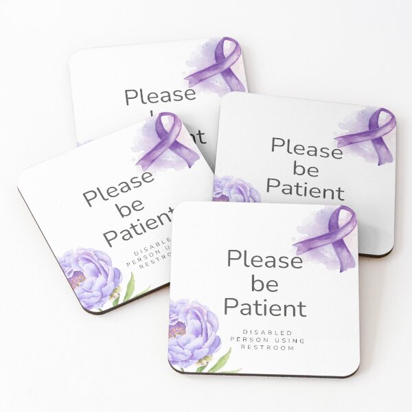Item preview, Bathroom Sign Crohn's Ulcerative Colitis IBS  designed and sold by Disabled Signs.