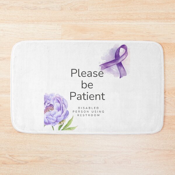 Item preview, Bathroom Sign Crohn's Ulcerative Colitis IBS  designed and sold by Disabled Signs.