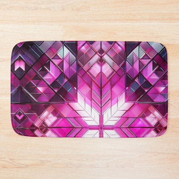 Item preview, Stained Glass Pink Mosaic designed and sold by ArtC-Designs by Kathy Higgins.