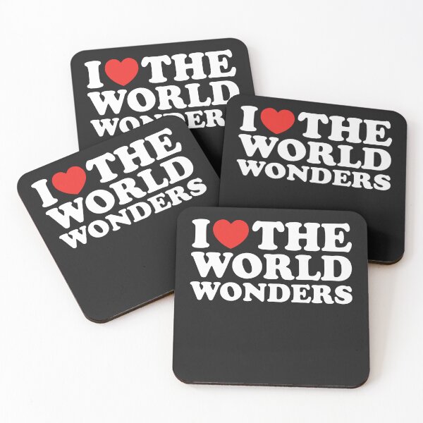 Item preview, I Love The World Wonders designed and sold by shitpostee.