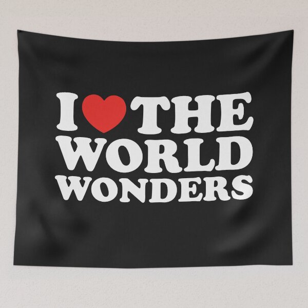 Item preview, I Love The World Wonders designed and sold by shitpostee.