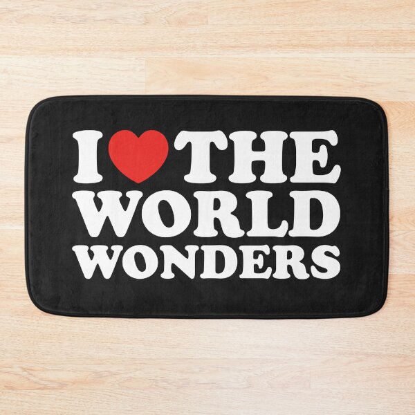 Item preview, I Love The World Wonders designed and sold by shitpostee.