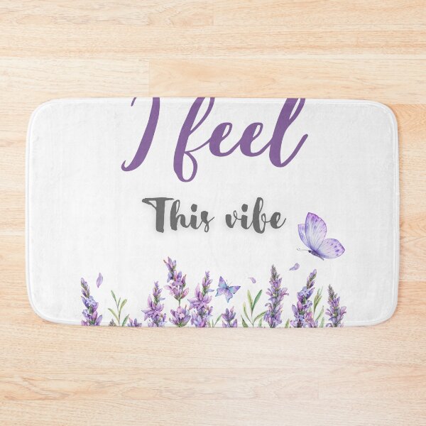 Item preview, Ifeel this vibe, lavender,flowers designed and sold by Belltish.