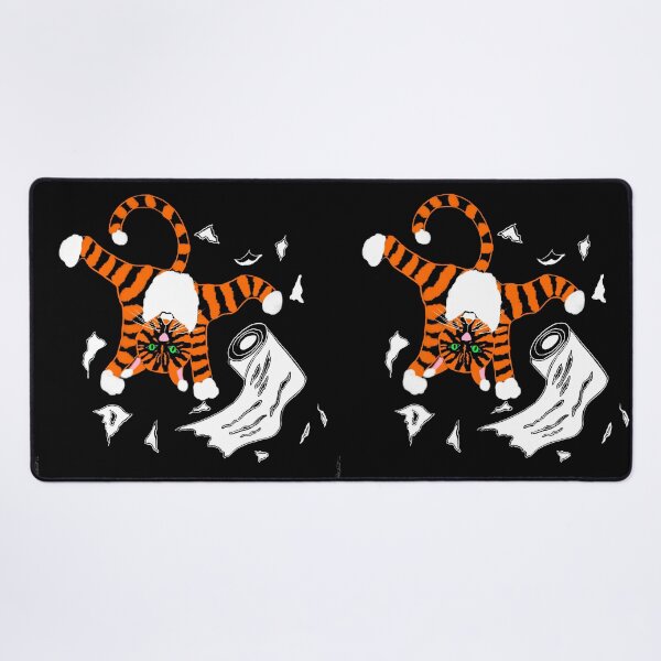 Shredder Cat Trouble  Desk Mat