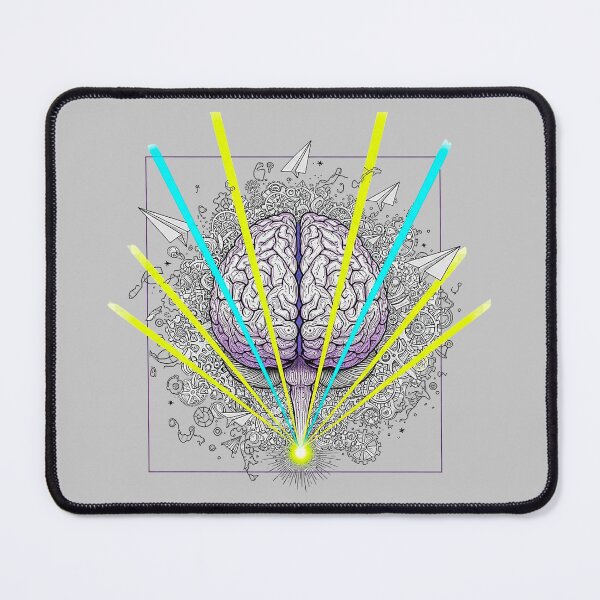 Item preview, Psychedelic Steampunk Mechanical Brain designed and sold by SholoStudio.