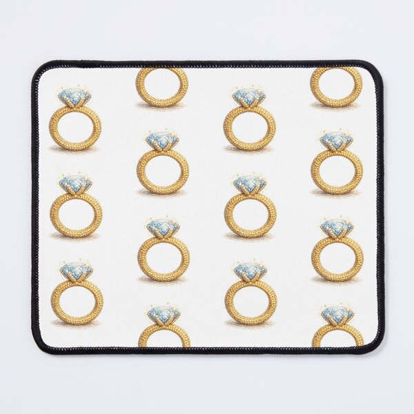 Item preview, Engagement Ring Crochet designed and sold by Solenne Music.