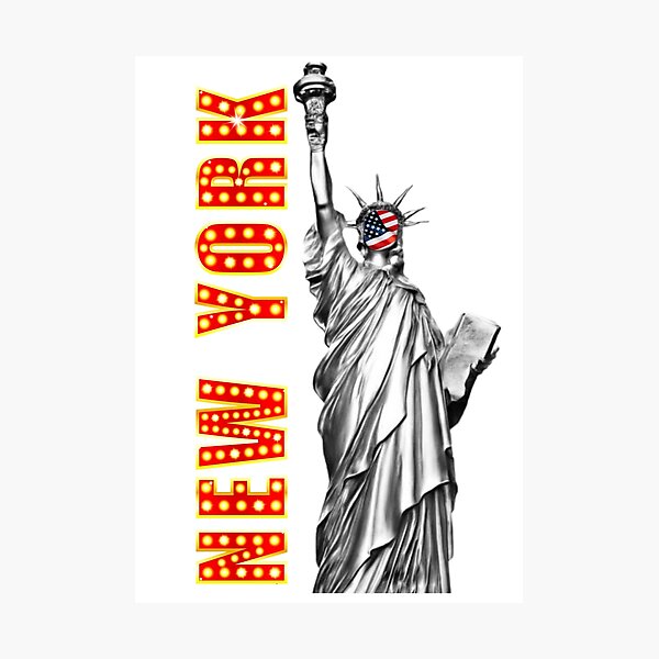 Aperçu de l'œuvre New York : Statue de la Liberté créée et vendue par No socks.
