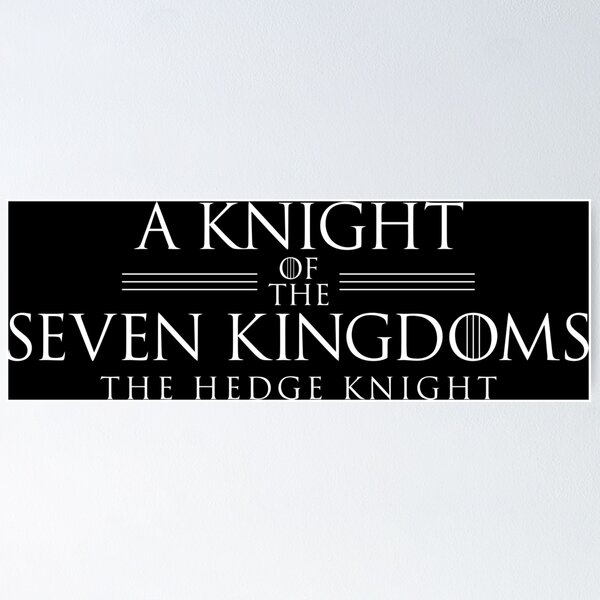 Item preview, A Knight Of The Seven Kingdoms Fan Logo designed and sold by ThomasKadmon.