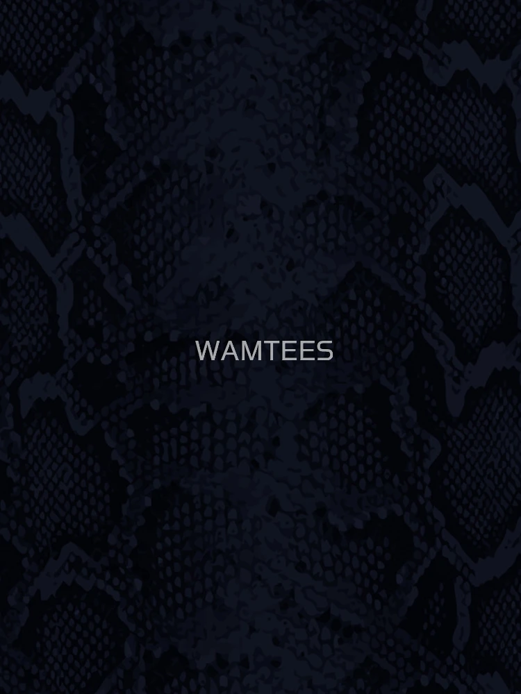 Thumbnail 4 of 4, iPhone Case, Navy Blue Python Snake Skin Pattern designed and sold by WAMTEES.