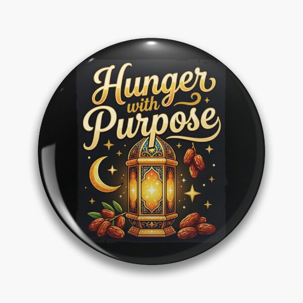 Item preview, Hungry With Purpose Ramadan Lantern Fasting Night Theme designed and sold by MuniraWearify.