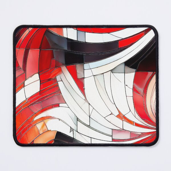 Item preview, Stained Glass Red Bamboo designed and sold by ArtC-Designs by Kathy Higgins.